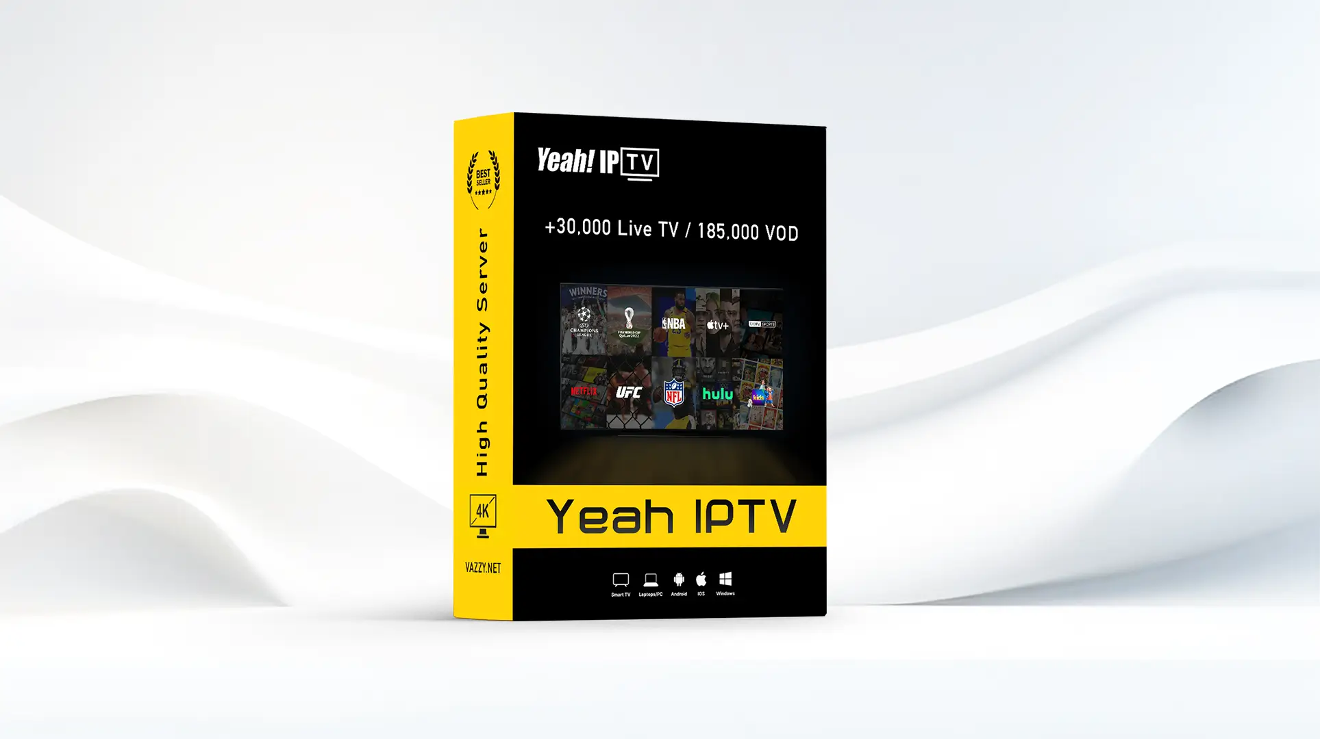 Yeah IPTV UK subscription service with 4K IPTV streaming and the best UK IPTV provider features for premium British IPTV channels.